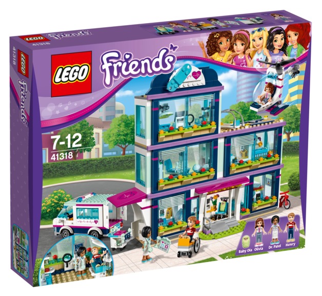 Lego Friends Heartlake Hospital 41318 Toy At Mighty Ape Nz