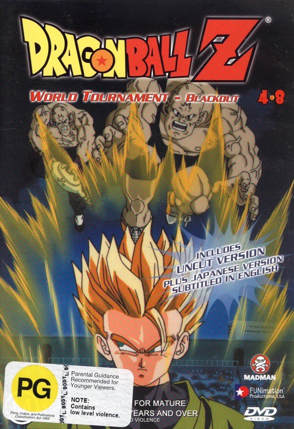 Dragon Ball Z 4.08 - World Tournament - Blackout on DVD image