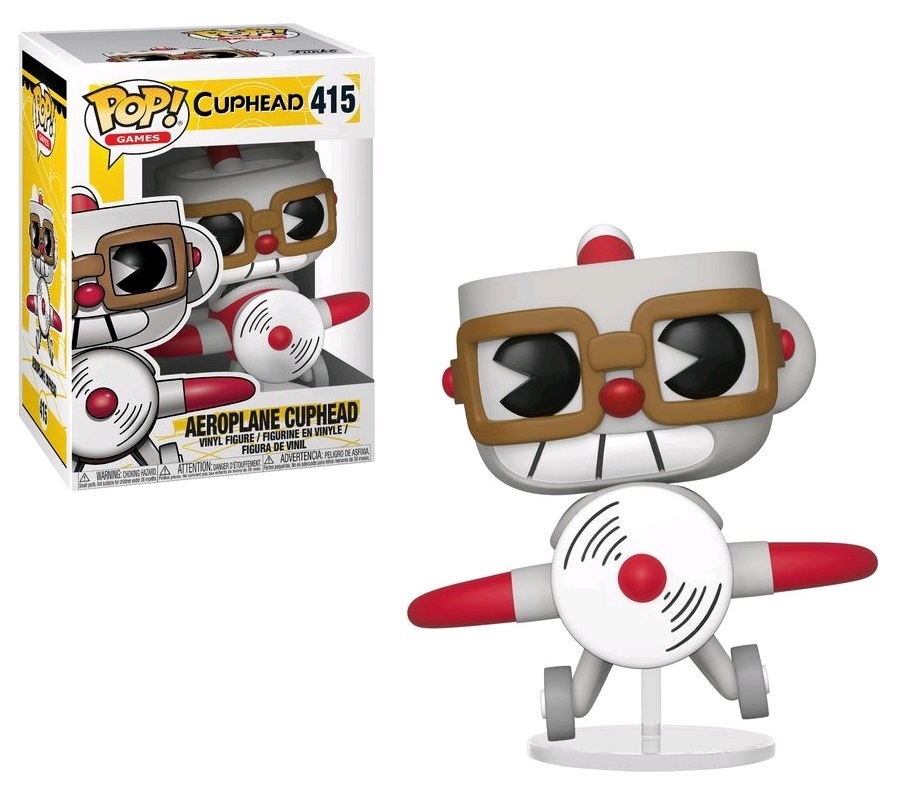 Cuphead - Aeroplane Cuphead Pop! Vinyl Figure