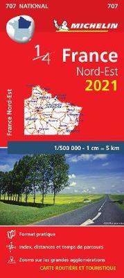 Northeastern France 2021 - Michelin National Map 707 image
