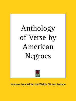 Anthology of Verse by American Negroes (1924) image