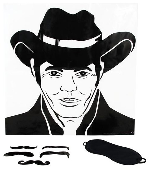 Pin the Moustache on the Cowboy image