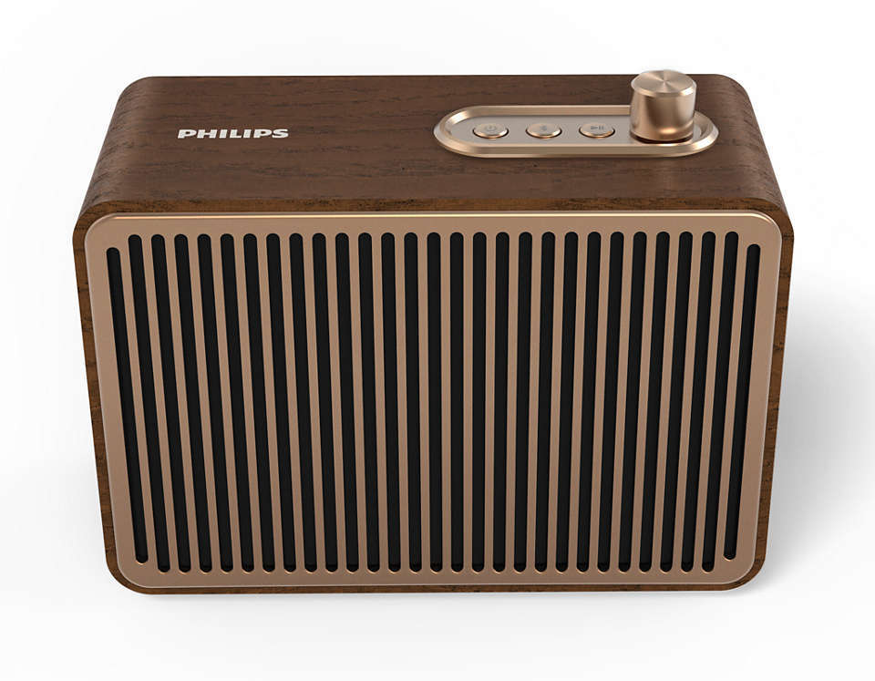 Philips: Vintage Bluetooth Portable Speaker