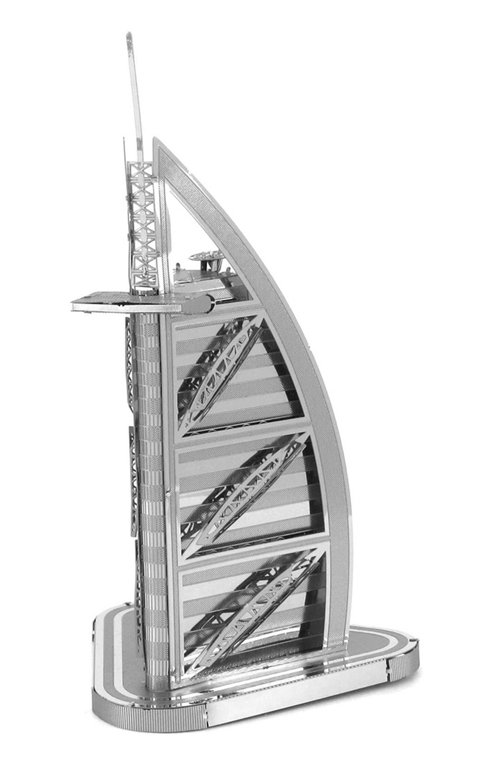 Metal Earth ICONX: Burj Al Arab - Model Kit image