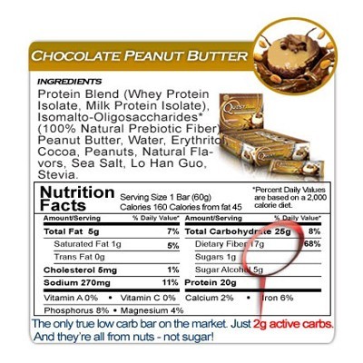 Quest Nutrition Protein Bars - Chocolate Peanut Butter (Box of 12) image