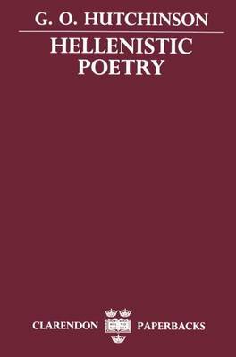 Hellenistic Poetry by G.O. Hutchinson image