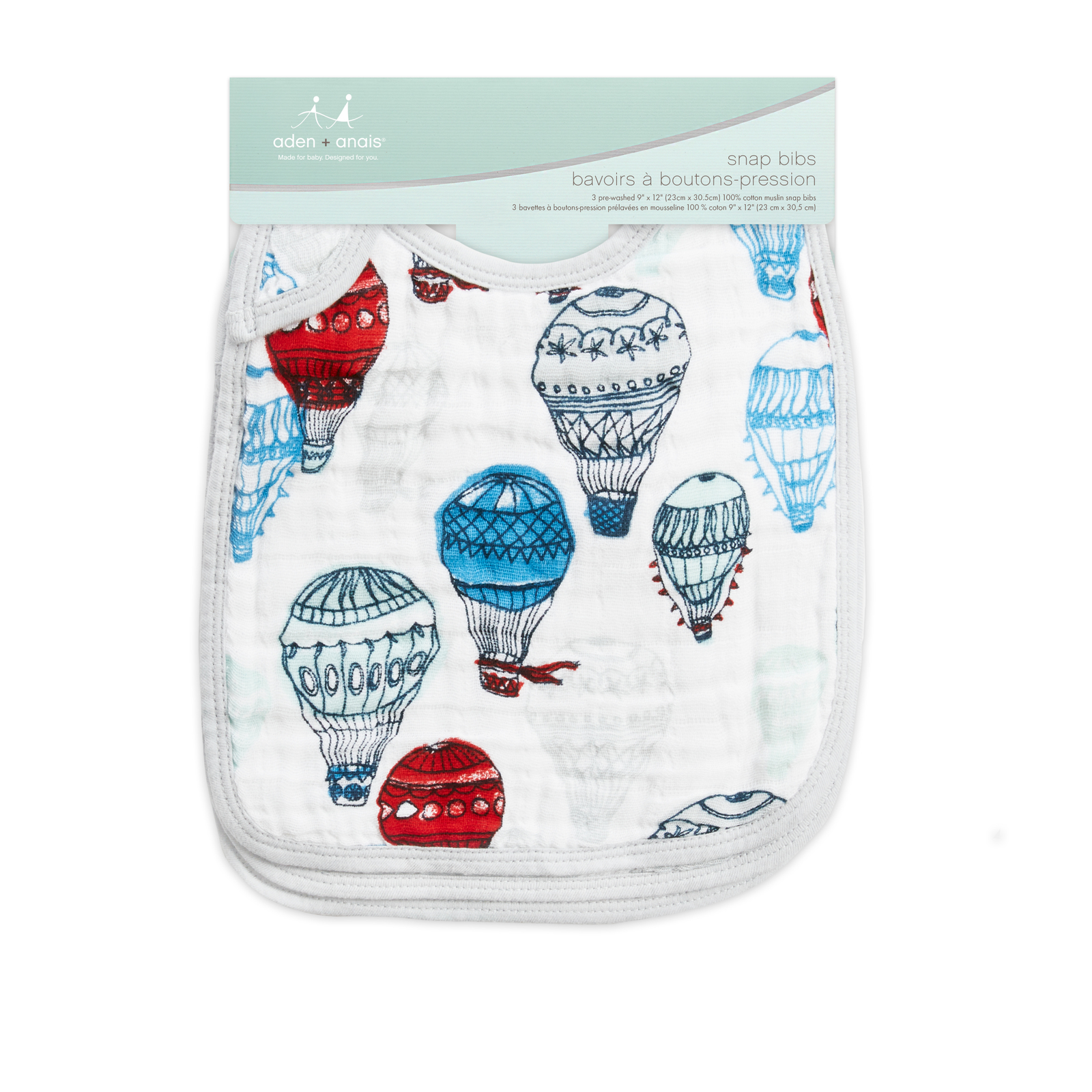 Aden + Anais: Classic Snap Bib - Dream Ride (3 Pack) image