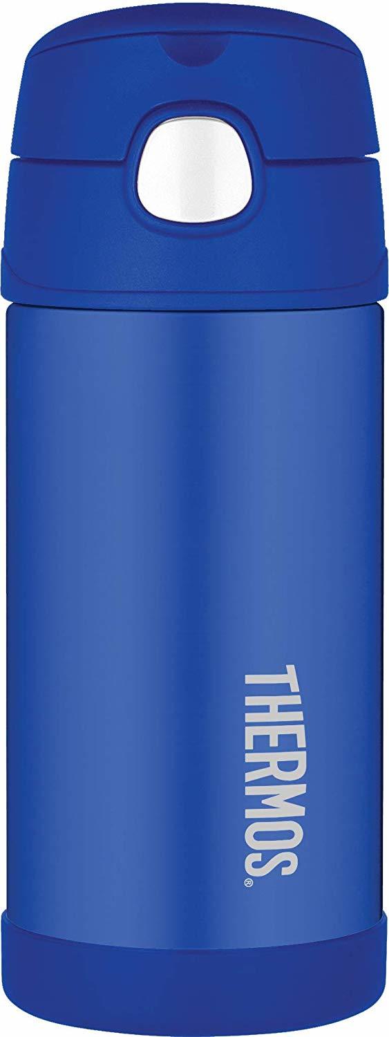 Thermos FUNtainer Straw Bottle Blue (355ml) at Mighty Ape NZ