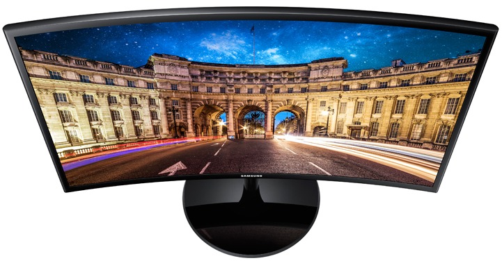 23.5" Samsung 1080p 60Hz 4ms VRR Curved Gaming Monitor