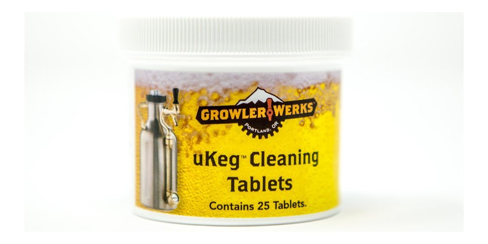 GrowlerWerks Keg Cleaning Tabs (25) at Mighty Ape NZ