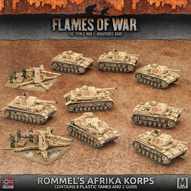 Flames of War: Rommel's Afrika Korps Starter Army Box