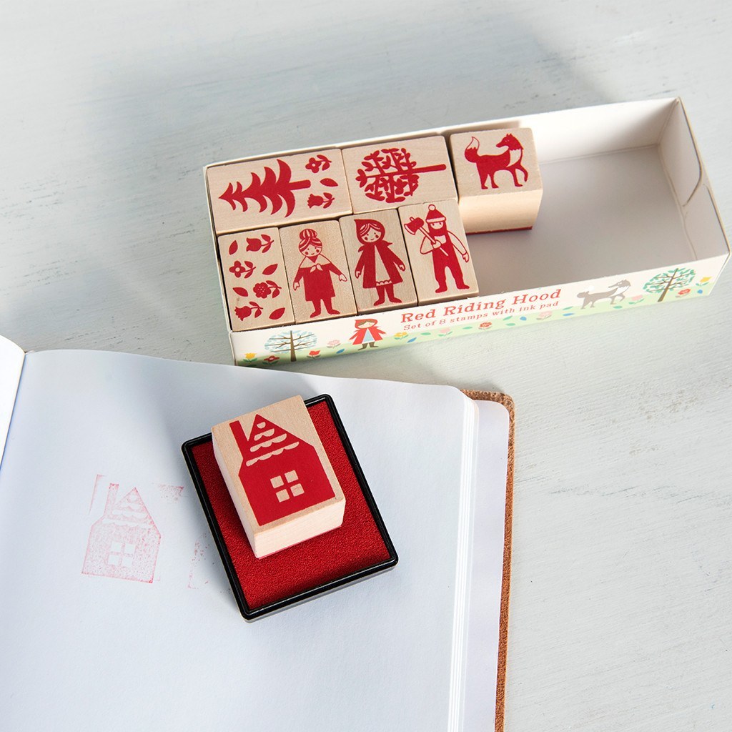 Red Riding Hood Stamp Set image