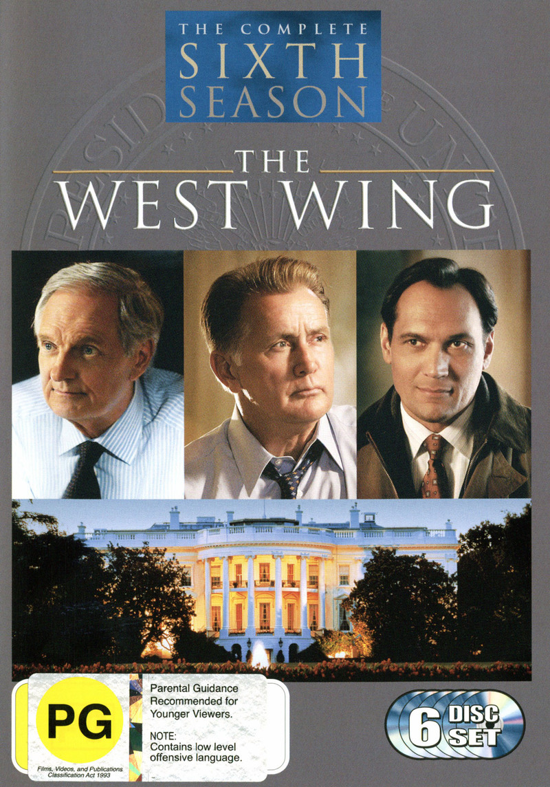 The West Wing - Complete Sixth Season (6 Disc Set) on DVD