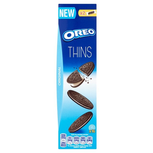 Cadbury Oreo Vanilla Thins 96g image