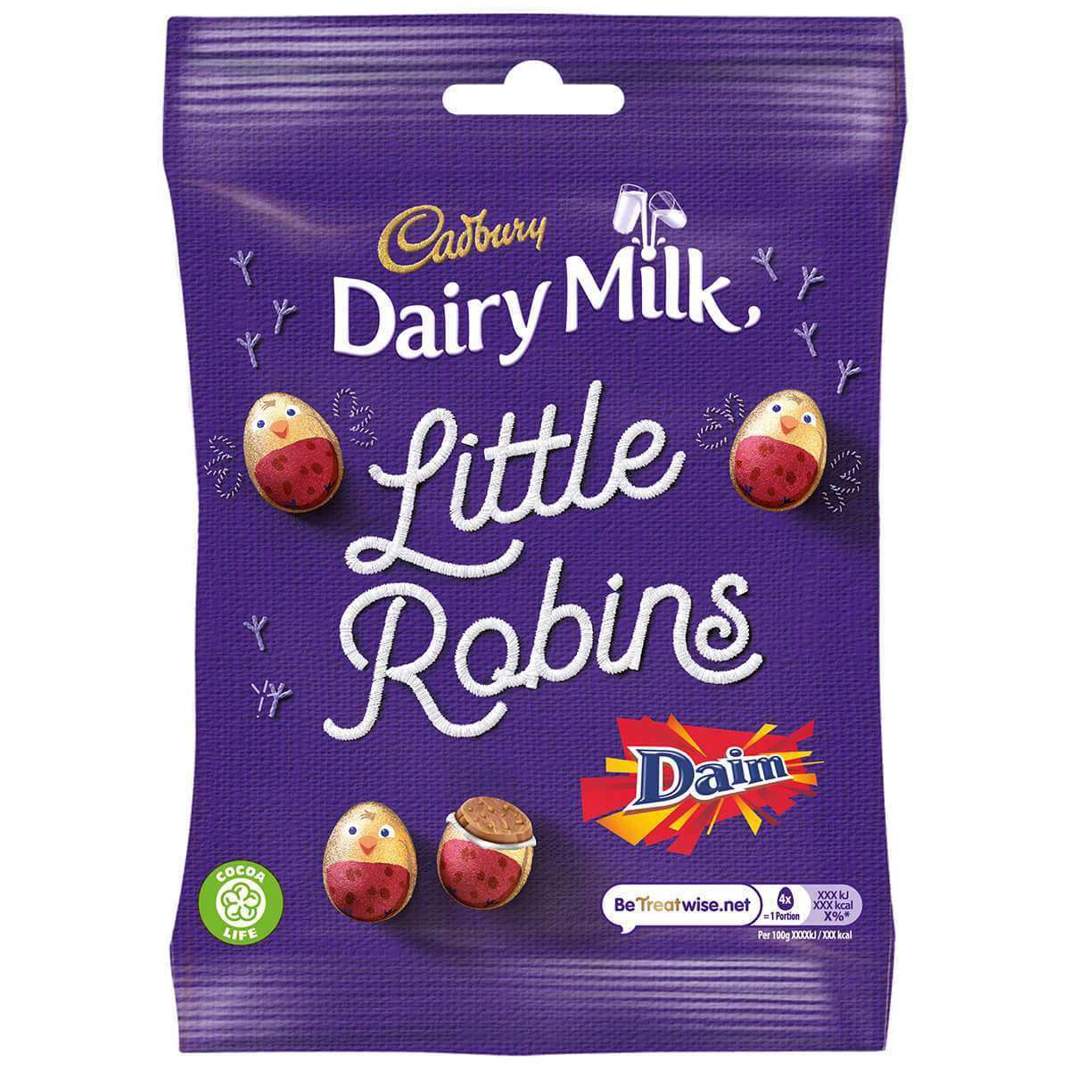 Cadbury Dairy Milk Daim Little Robins (86g)