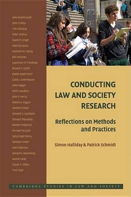 Cambridge Studies in Law and Society by Simon Halliday image