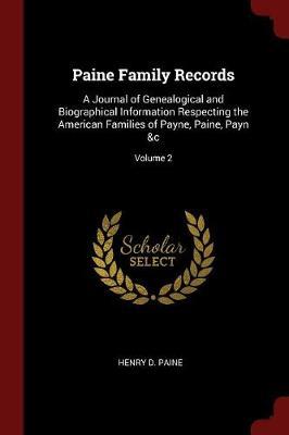 Paine Family Records image