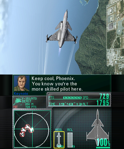 Ace Combat Assault Horizon Legacy + on 3DS