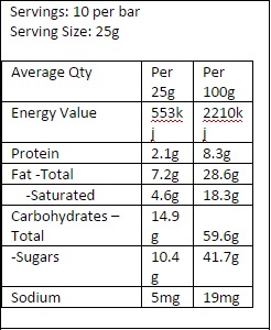 Whittakers 62% Dark Cacao Block (250g) image