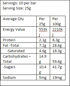 Whittakers 62% Dark Cacao Block 250g image