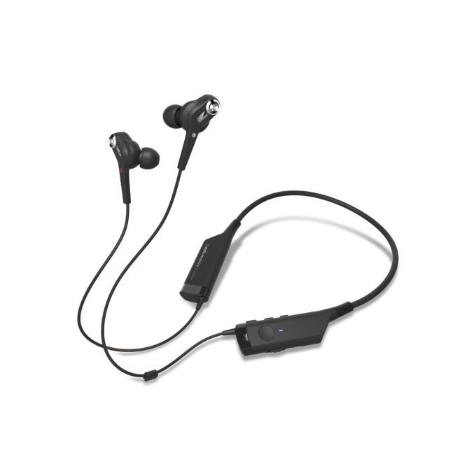 Audio-Technica ATH-ANC40BT Bluetooth In-Ear Noice Cancelling Headphones ...