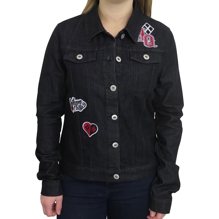 Harley Quinn - Black Denim Jacket 