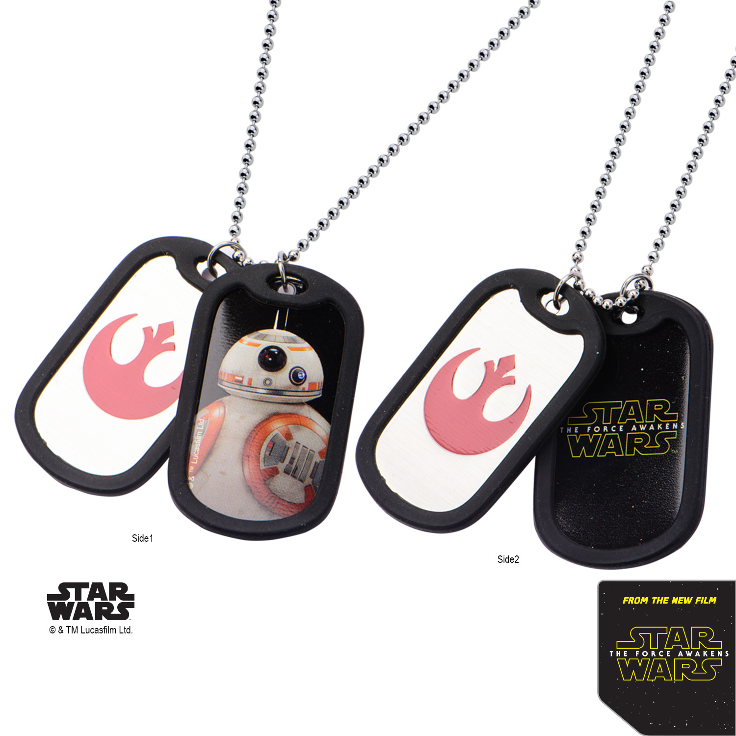 Star Wars Episode 7 BB-8 Dog Tags