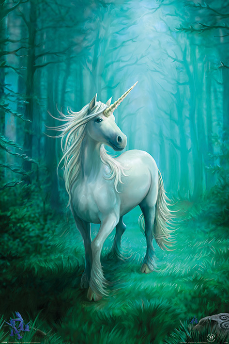 Anne Stokes: Maxi Poster - Forest Unicorn (1032)