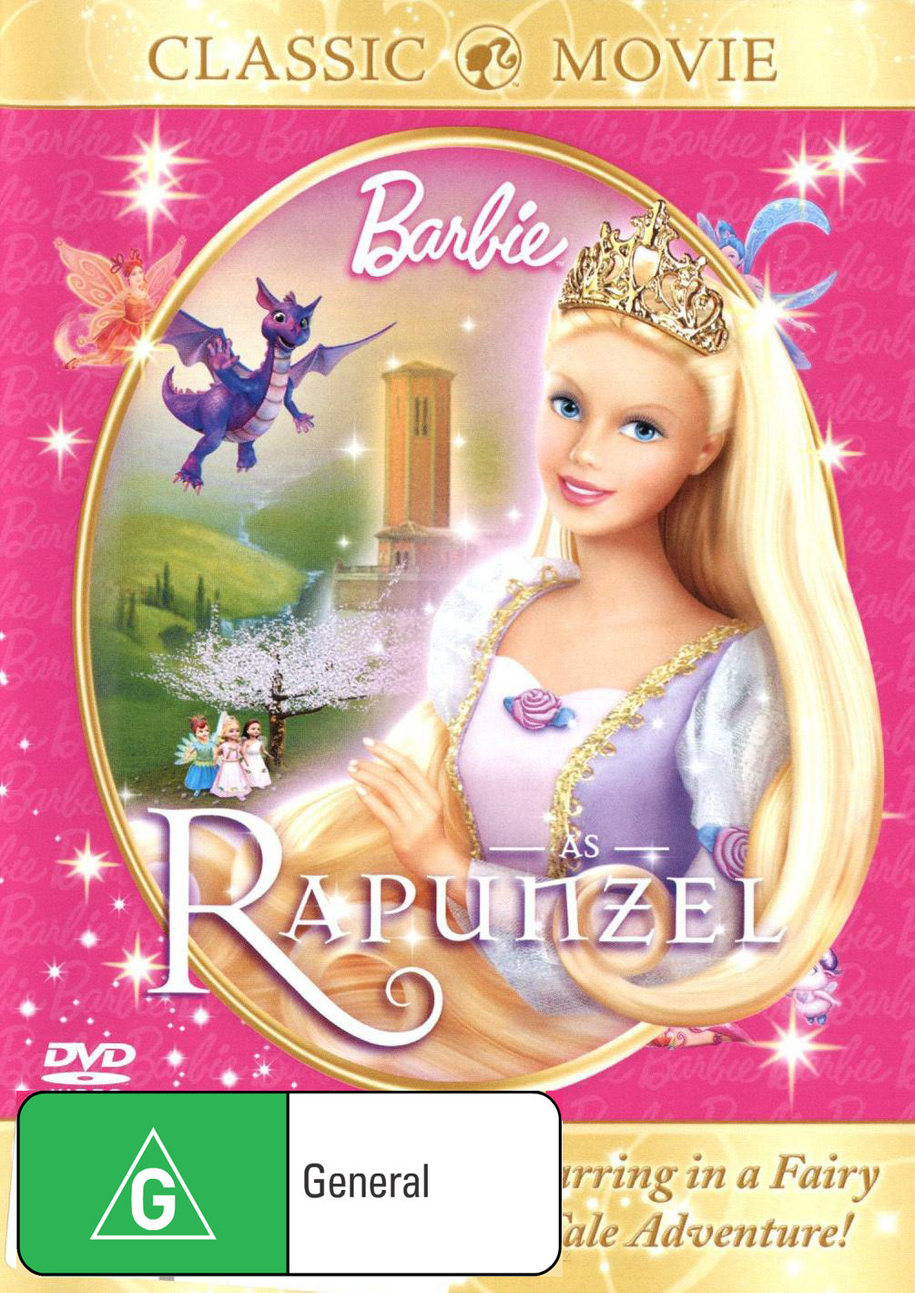 Barbie As Rapunzel on DVD