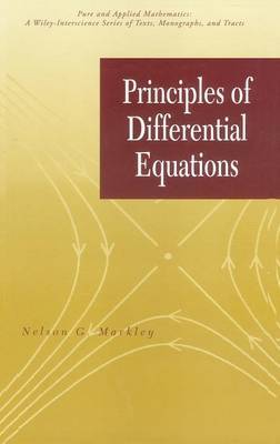 Principles of Differential Equations on Hardback by Nelson G. Markley