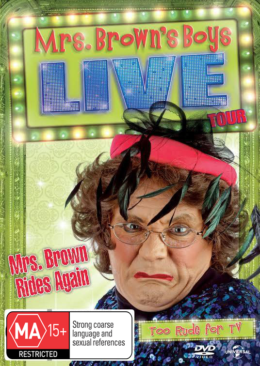 Mrs Browns' Boys Live: Mrs Brown Rides Again on DVD