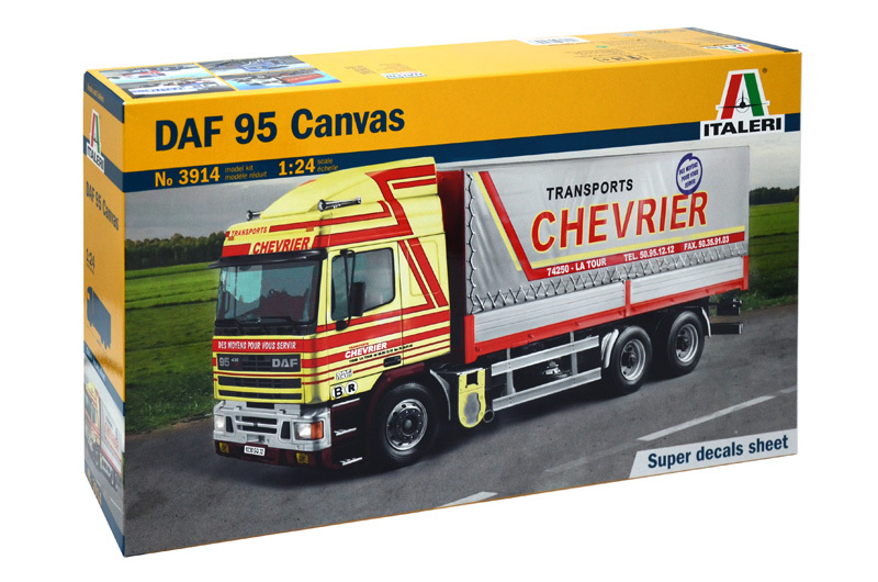 Italeri 1:24 DAF 95 Canvas Truck Model Kit image