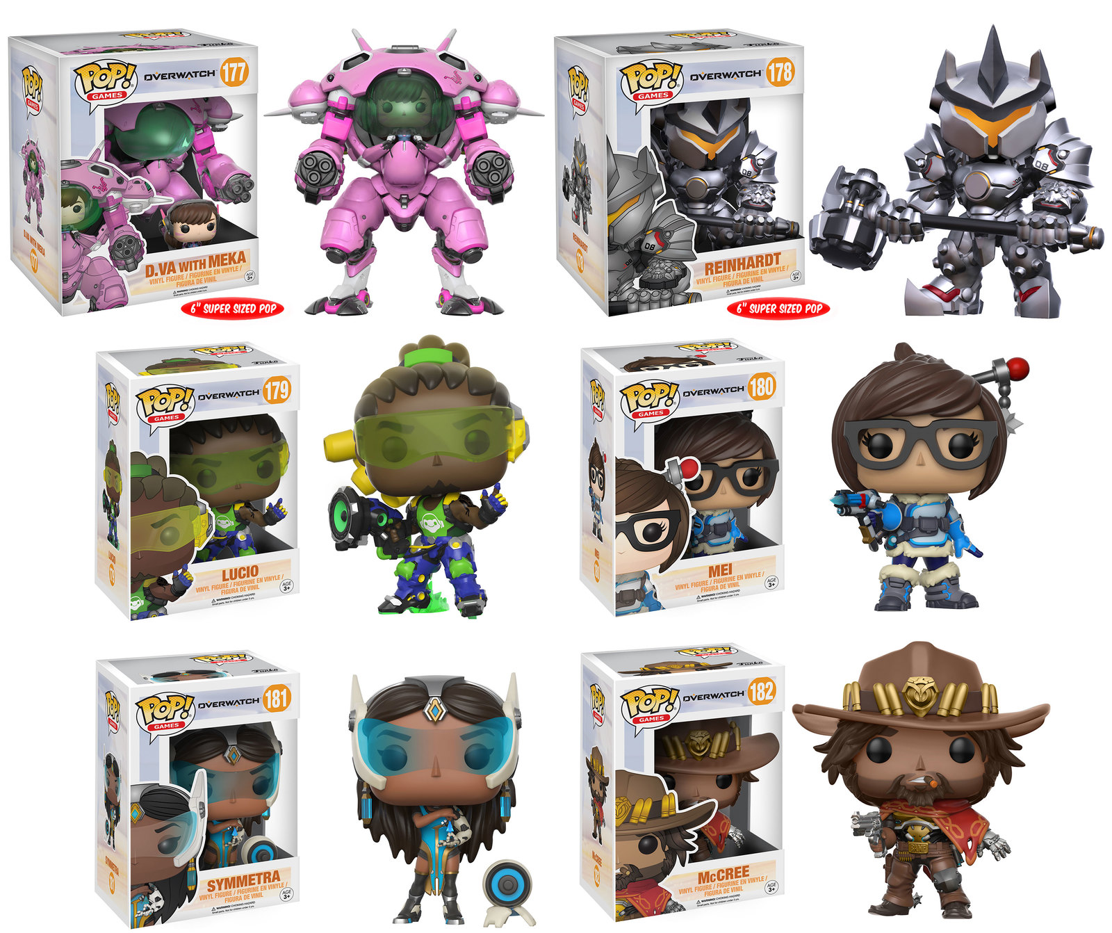 all overwatch pop figures