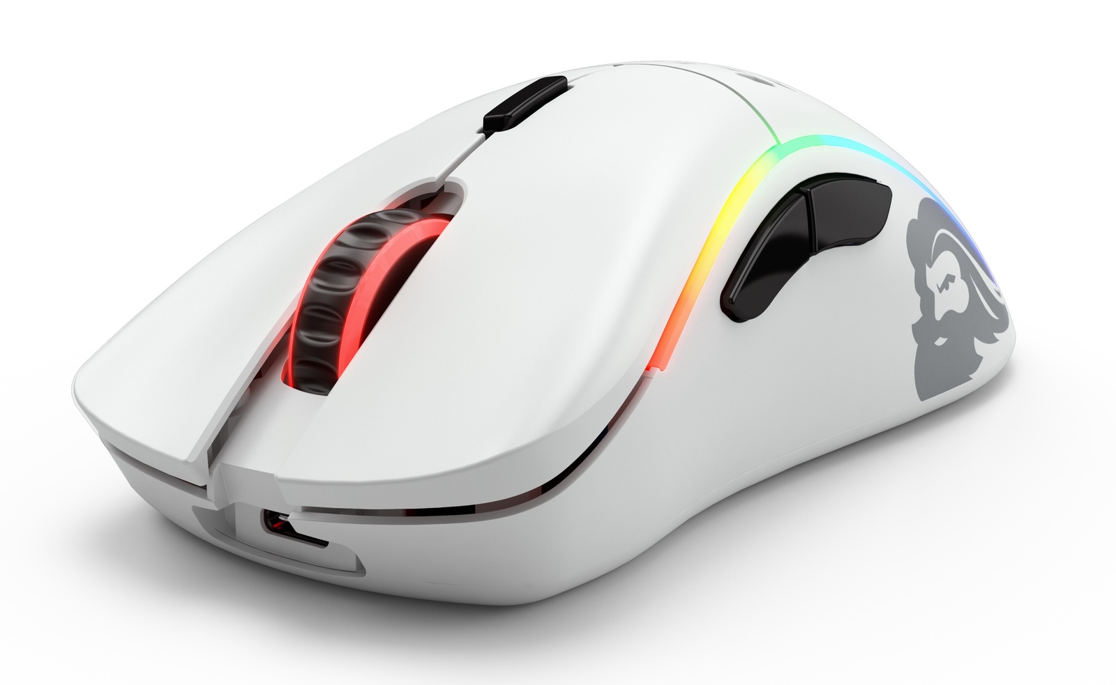 Glorious PC Gaming Model D Wireless Mouse (Matte White) for PC image