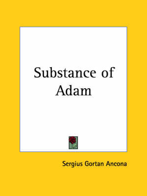 Substance of Adam (1934) image