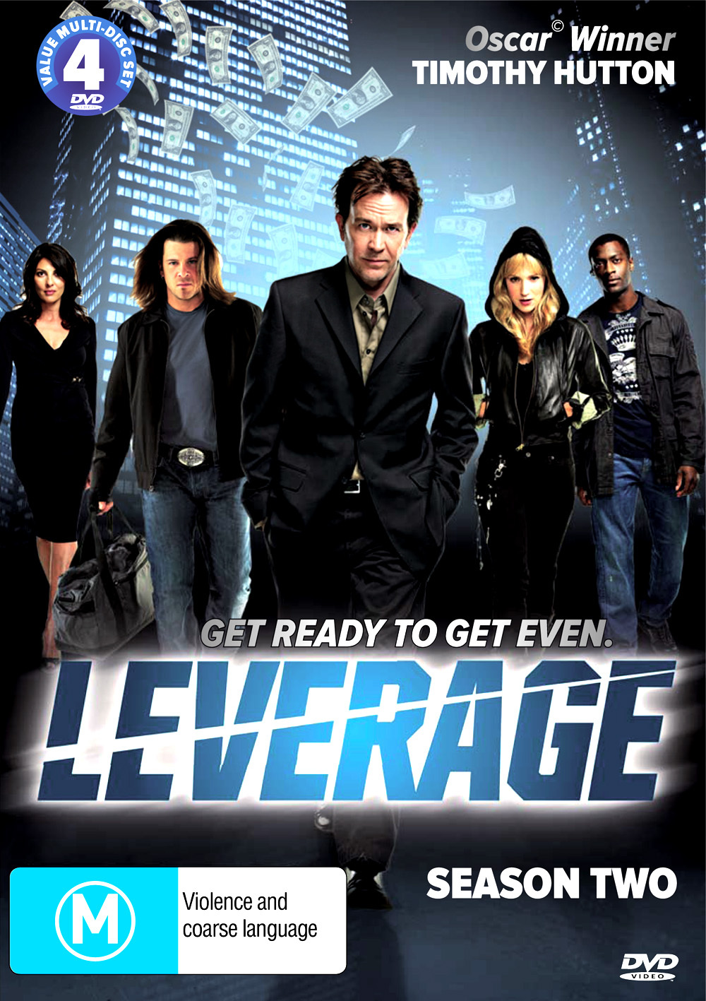 Leverage - Season 2 (4 Disc Set) on DVD image