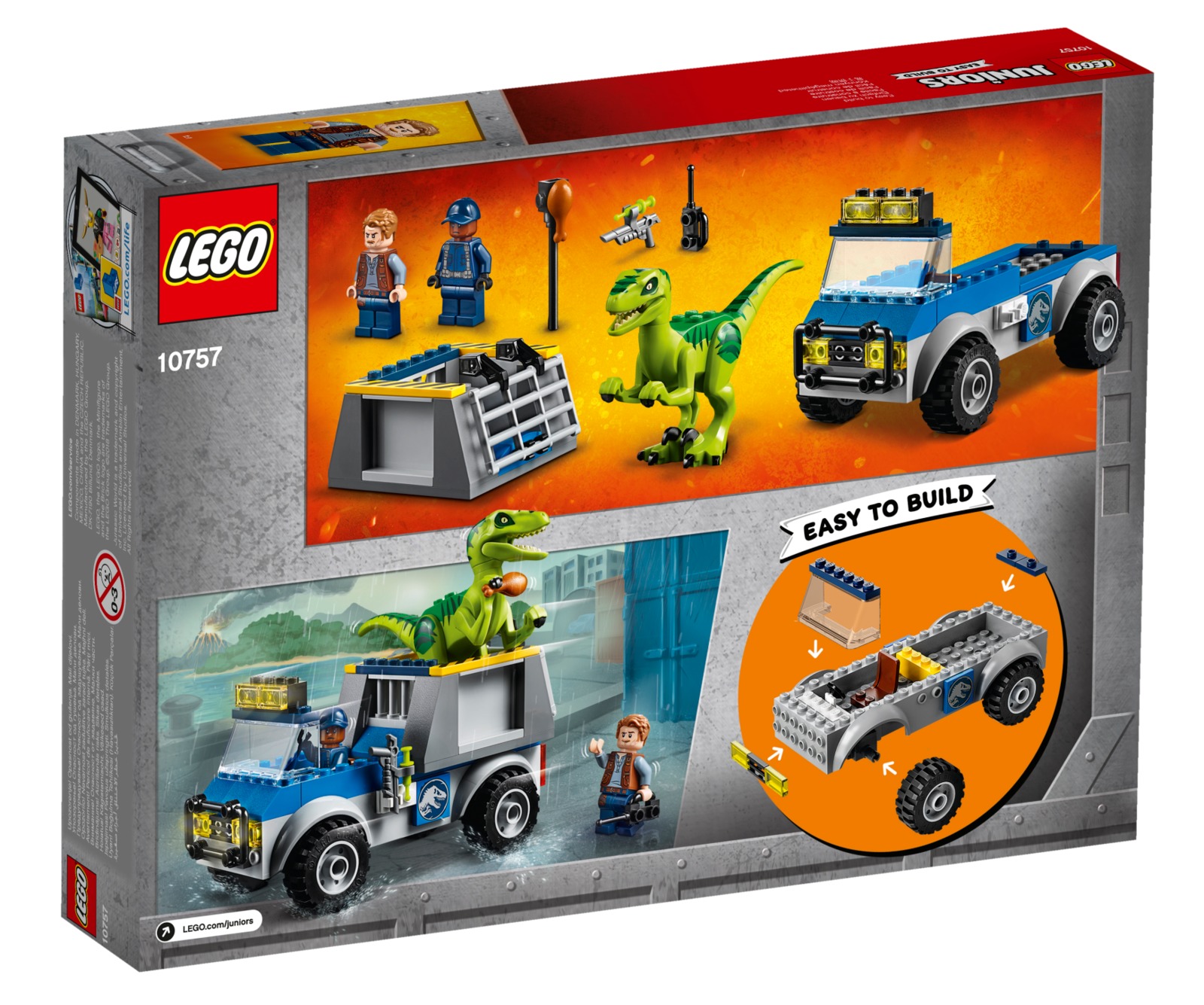 LEGO Juniors: Raptor Rescue Truck (10757) image