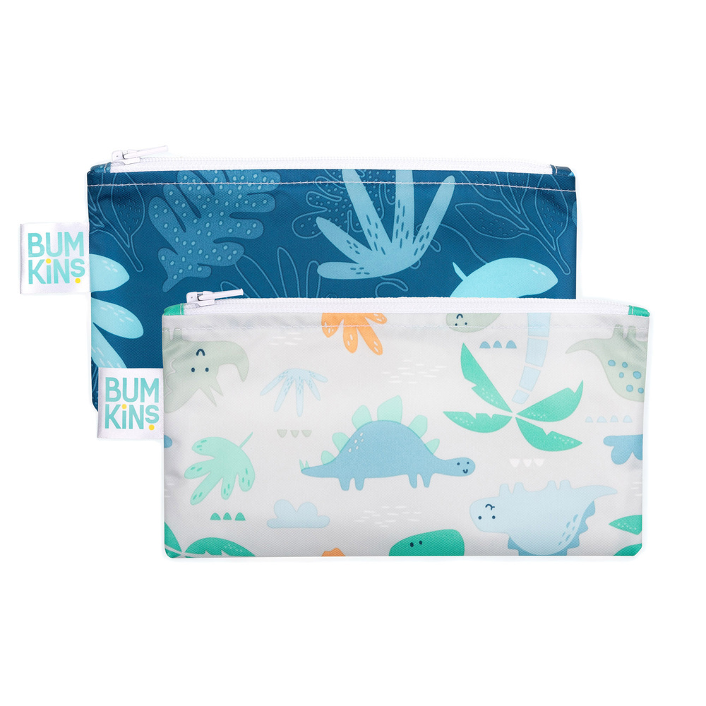 Bumkins: Small Snack Bag - Blue Tropic (2pk)