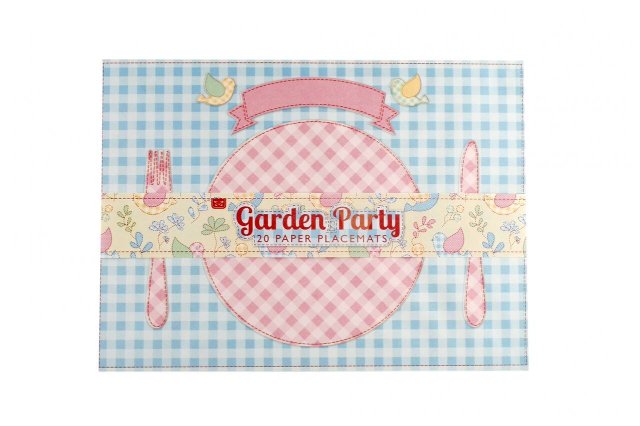 Garden Party Paper Placemats (Set of 20) at Mighty Ape NZ