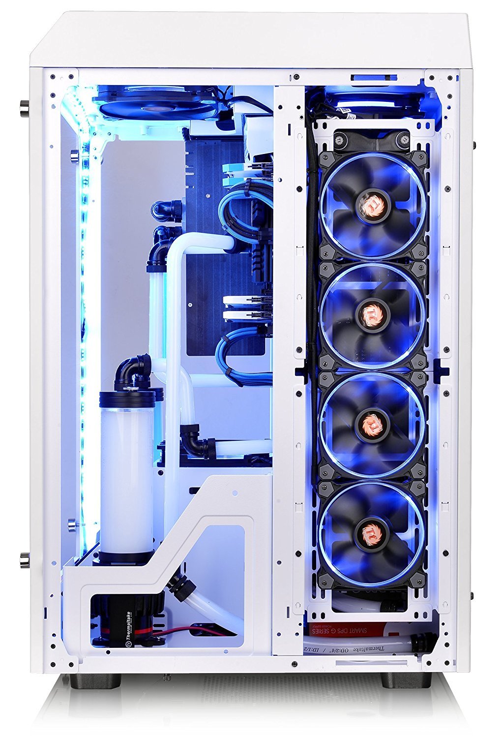 Thermaltake: The Tower 900 E-ATX Vertical Super Tower Chassis - Snow Edition (White) image