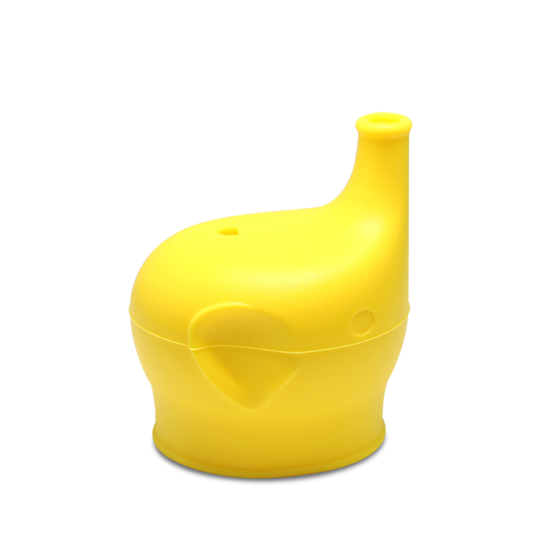 Haakaa: Silicone Elephant Sippy Top - Yellow image