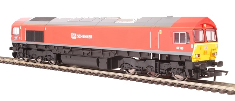 Hornby: Co-Co Diesel ‘DP World London Gateway’ ‘66185’ Class 66