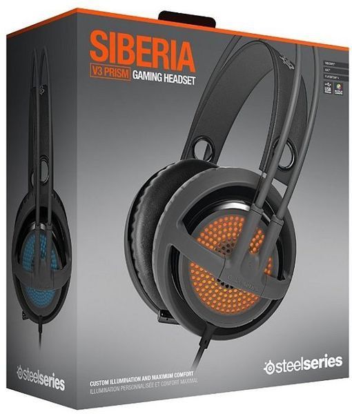 SteelSeries Siberia V3 Prism Gaming Headset (Cool Grey) for PC Games image