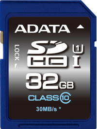 32GB ADATA Premier - SDHC Card (Class 10 UHS-I) image