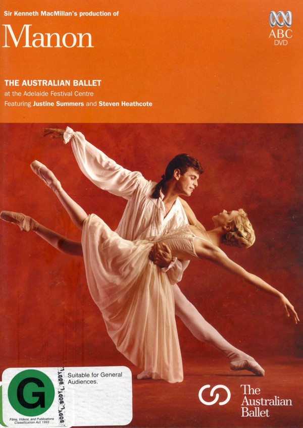 Australian Ballet, The - Manon on DVD image