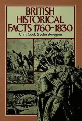 British Historical Facts, 1760-1830 by Chris Cook image