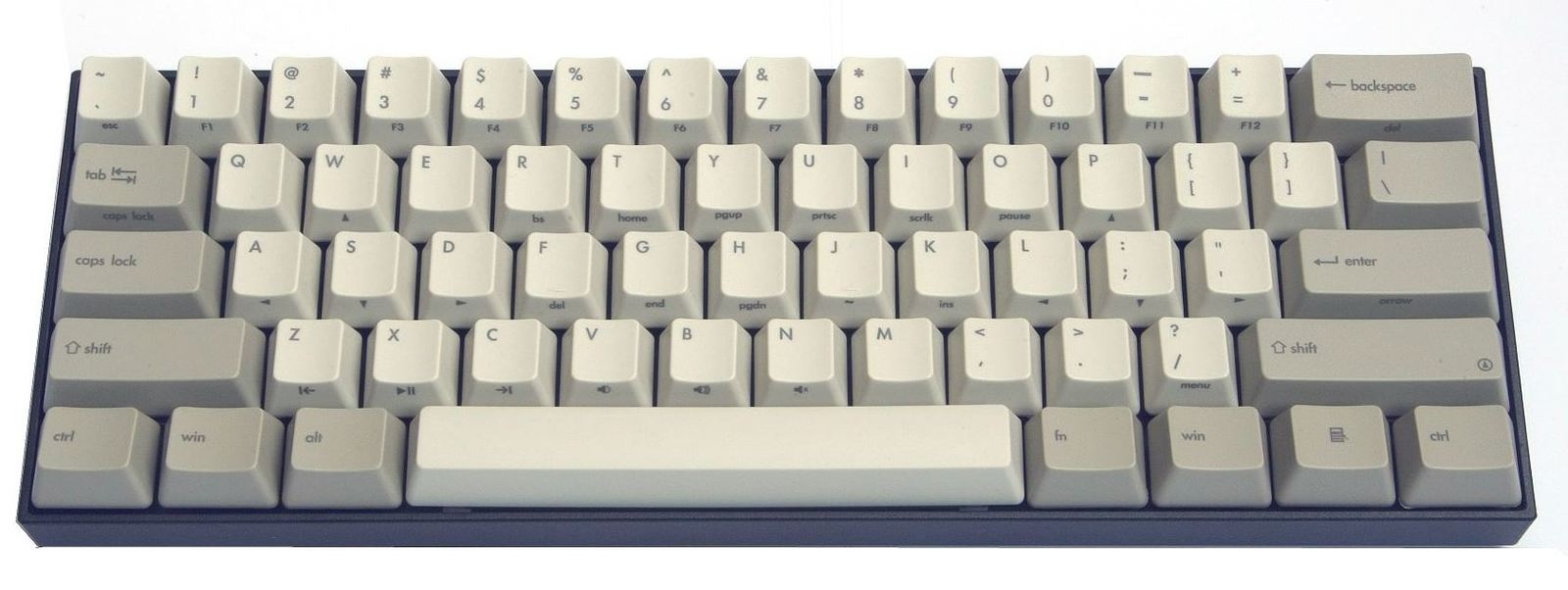 V60 Vintage ABS Keycap Mini Mechanical Keyboard - MX Blue image
