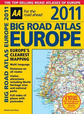 AA Big Road Atlas Europe: 2011 image