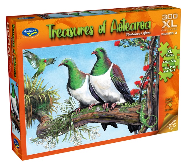 Holdson 300-Piece XL Puzzle - Pohutukawa Kereru Board 
