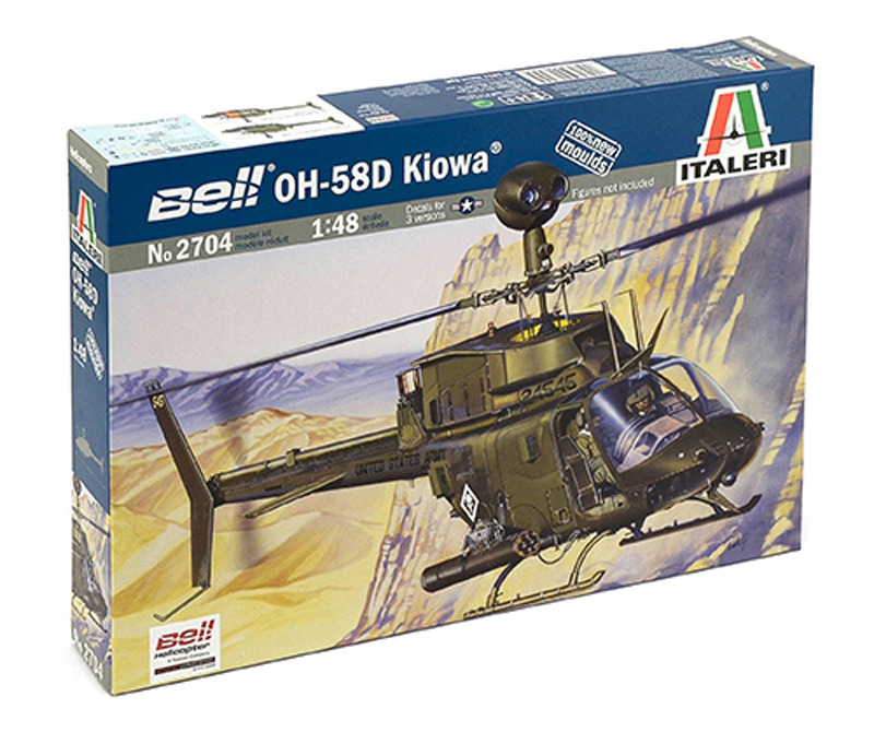 Italeri Bell OH-58D Kiowa 1:48 Model Kit